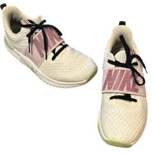 Nike Renew White and Pink Athletic Shoes, gently used in great condition, size 8